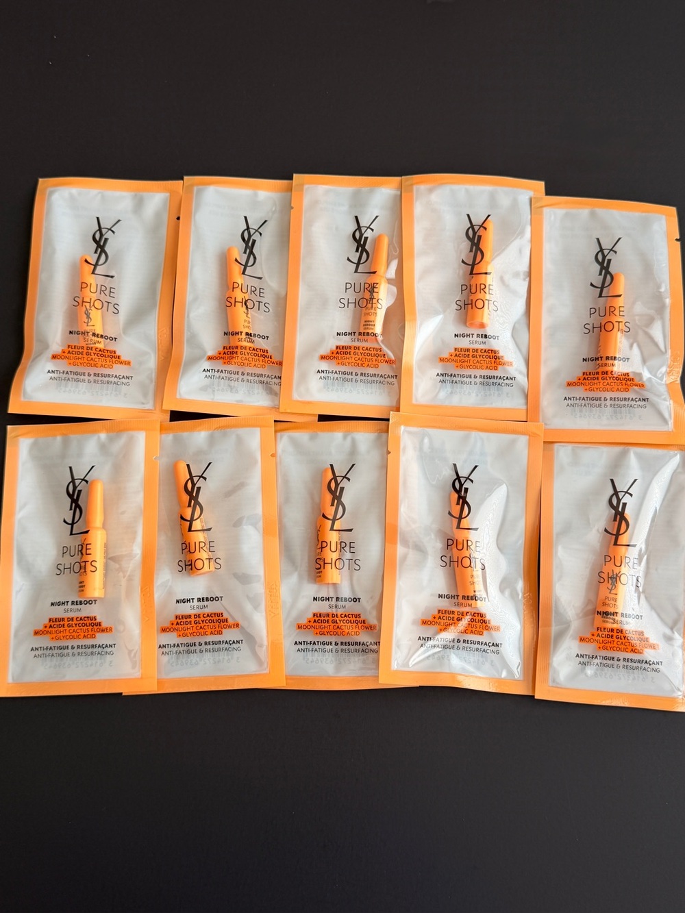 YSL Pure Shots Night Reboot Serum Sample (10pcs)